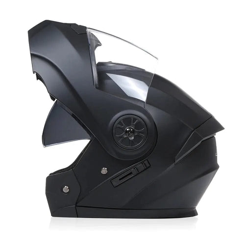 Planet Gates matte black / S Personalised Dual Lens Flip Up Helmets Motocross Racing Modular Cascos Para Moto Men Women Fashion Full Face Motorcycle Helmet