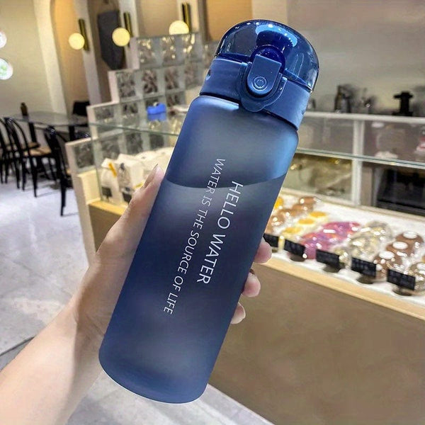 Planet Gates Matte Blue 1pc, Leak-Proof Sports Water Bottle - 780ml/26.3oz - Fashionable and Portable - Perfect for Outdoor Activities