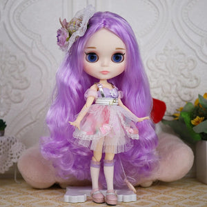 Planet Gates matte face / CHINA / doll and hands AB ICY DBS blyth doll 1/6 bjd toy joint body white skin shiny & matte face 30cm on sale special price toy gift anime doll