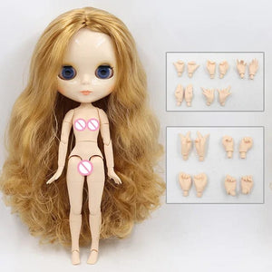 Planet Gates matte face / CHINA / doll and hands AB ICY DBS blyth doll 1/6 bjd toy joint body white skin shiny & matte face 30cm on sale special price toy gift anime doll