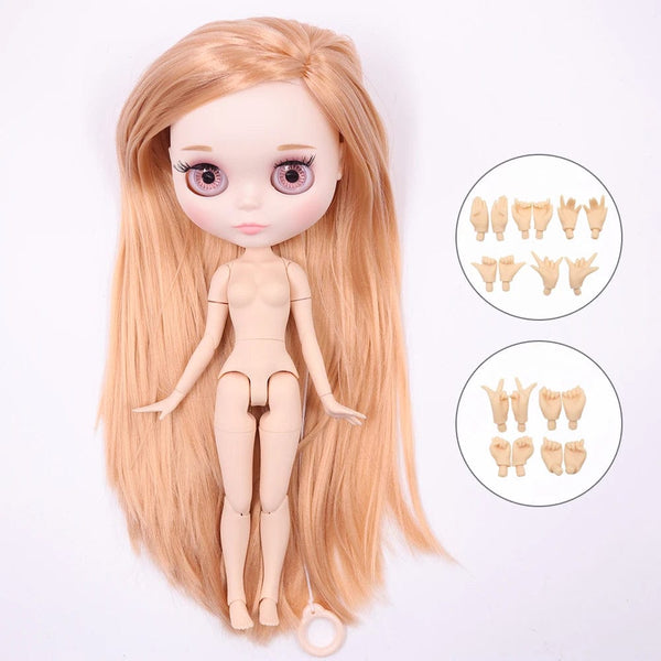 Planet Gates matte face / CHINA / doll and hands AB ICY DBS blyth doll 1/6 bjd toy joint body white skin shiny & matte face 30cm on sale special price toy gift anime doll