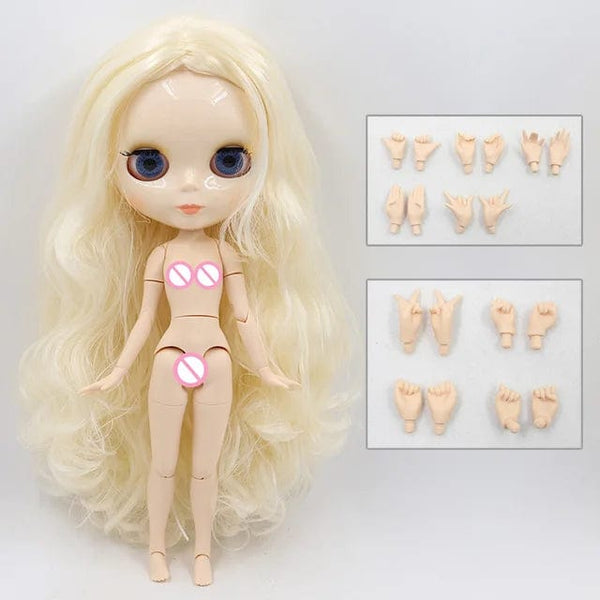 Planet Gates matte face / CHINA / doll and hands AB ICY DBS blyth doll 1/6 bjd toy joint body white skin shiny & matte face 30cm on sale special price toy gift anime doll