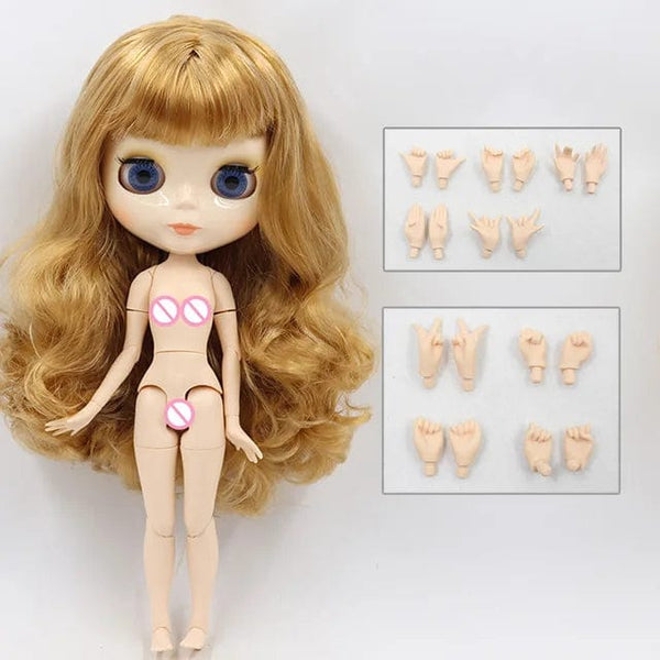 Planet Gates matte face / CHINA / doll and hands AB ICY DBS blyth doll 1/6 bjd toy joint body white skin shiny & matte face 30cm on sale special price toy gift anime doll