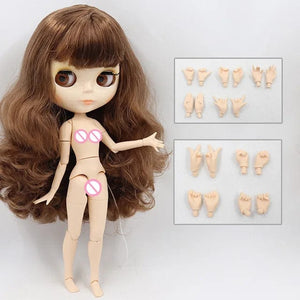 Planet Gates matte face / CHINA / doll and hands AB ICY DBS blyth doll 1/6 bjd toy joint body white skin shiny & matte face 30cm on sale special price toy gift anime doll