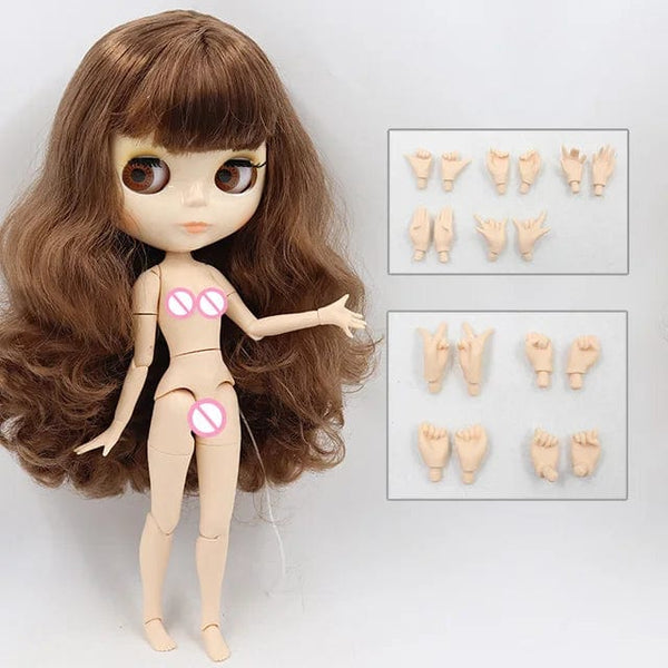 Planet Gates matte face / CHINA / doll and hands AB ICY DBS blyth doll 1/6 bjd toy joint body white skin shiny & matte face 30cm on sale special price toy gift anime doll