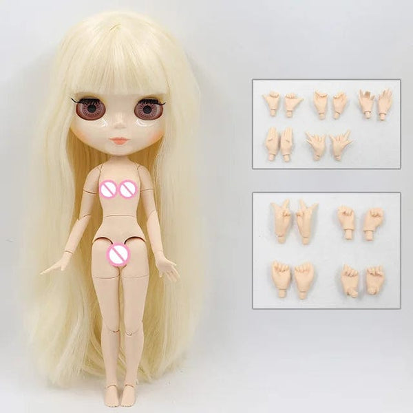 Planet Gates matte face / CHINA / doll and hands AB ICY DBS blyth doll 1/6 bjd toy joint body white skin shiny & matte face 30cm on sale special price toy gift anime doll