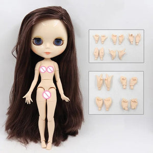 Planet Gates matte face / CHINA / doll and hands AB ICY DBS blyth doll 1/6 bjd toy joint body white skin shiny & matte face 30cm on sale special price toy gift anime doll