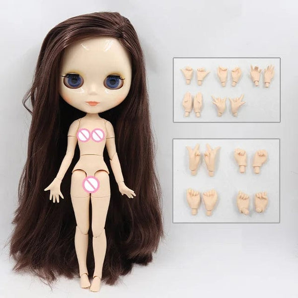 Planet Gates matte face / CHINA / doll and hands AB ICY DBS blyth doll 1/6 bjd toy joint body white skin shiny & matte face 30cm on sale special price toy gift anime doll