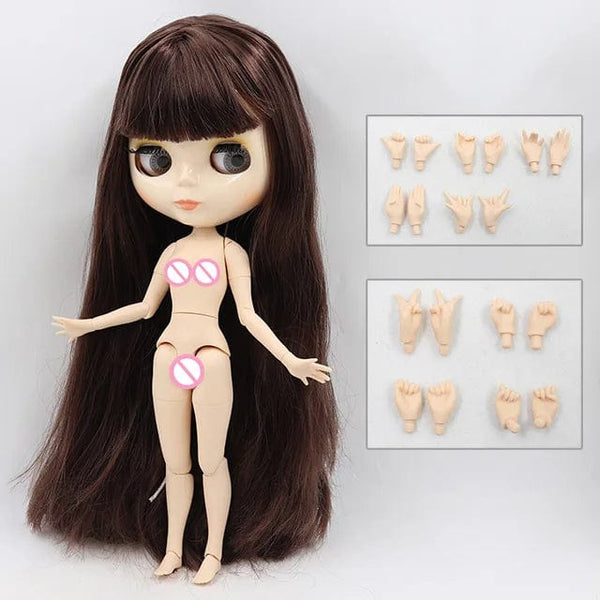 Planet Gates matte face / CHINA / doll and hands AB ICY DBS blyth doll 1/6 bjd toy joint body white skin shiny & matte face 30cm on sale special price toy gift anime doll
