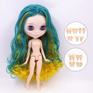 Planet Gates matte face / CHINA / doll and hands AB ICY DBS blyth doll 1/6 bjd toy joint body white skin shiny & matte face 30cm on sale special price toy gift anime doll
