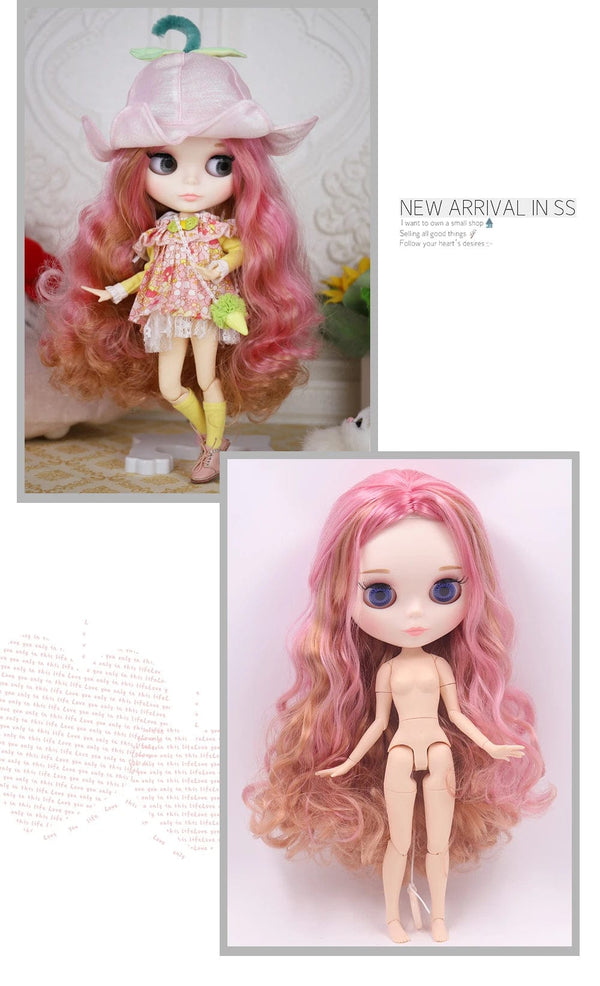 Planet Gates matte face / CHINA / doll and hands AB ICY DBS blyth doll 1/6 bjd toy joint body white skin shiny & matte face 30cm on sale special price toy gift anime doll