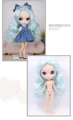 Planet Gates matte face / CHINA / doll and hands AB ICY DBS blyth doll 1/6 bjd toy joint body white skin shiny & matte face 30cm on sale special price toy gift anime doll