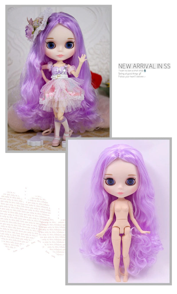 Planet Gates matte face / CHINA / doll and hands AB ICY DBS blyth doll 1/6 bjd toy joint body white skin shiny & matte face 30cm on sale special price toy gift anime doll