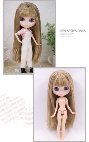 Planet Gates matte face / CHINA / doll and hands AB ICY DBS blyth doll 1/6 bjd toy joint body white skin shiny & matte face 30cm on sale special price toy gift anime doll