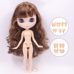 Planet Gates matte face / CHINA / doll and hands AB ICY DBS blyth doll 1/6 bjd toy joint body white skin shiny & matte face 30cm on sale special price toy gift anime doll