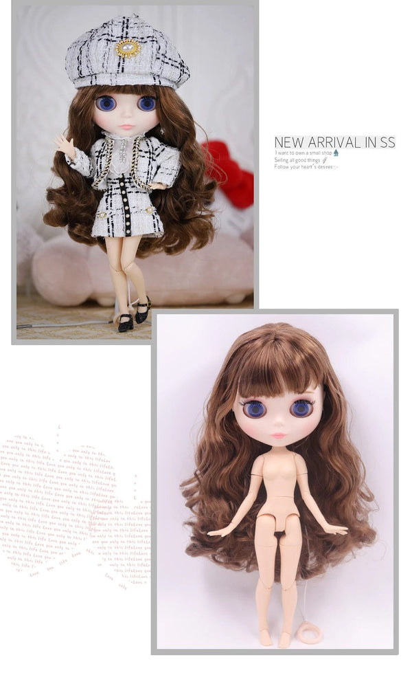 Planet Gates matte face / CHINA / doll and hands AB ICY DBS blyth doll 1/6 bjd toy joint body white skin shiny & matte face 30cm on sale special price toy gift anime doll