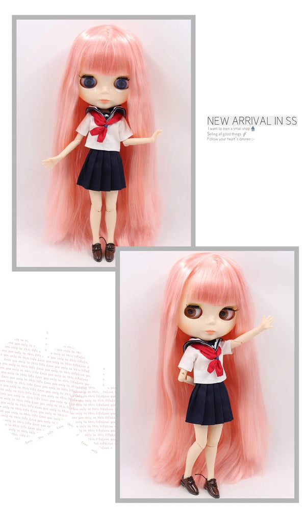 Planet Gates matte face / CHINA / doll and hands AB ICY DBS blyth doll 1/6 bjd toy joint body white skin shiny & matte face 30cm on sale special price toy gift anime doll