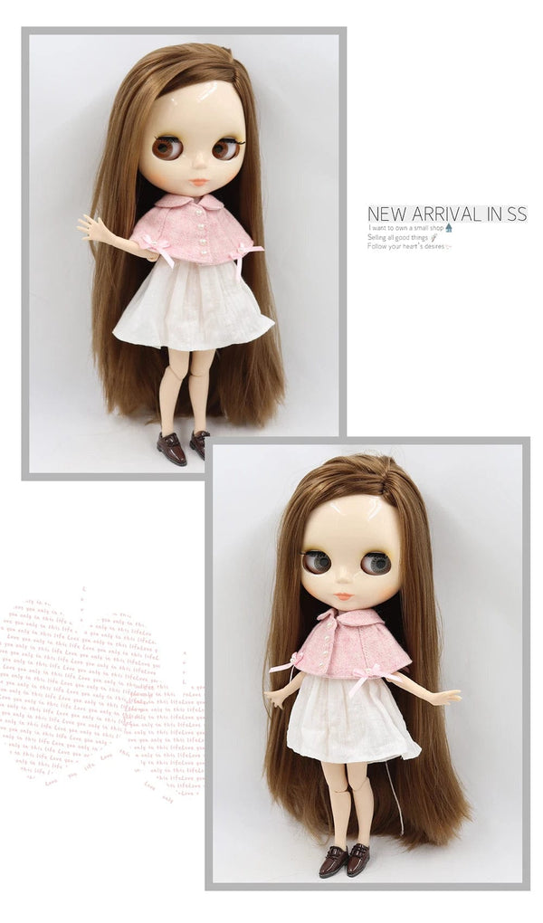 Planet Gates matte face / CHINA / doll and hands AB ICY DBS blyth doll 1/6 bjd toy joint body white skin shiny & matte face 30cm on sale special price toy gift anime doll