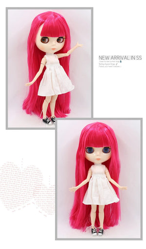 Planet Gates matte face / CHINA / doll and hands AB ICY DBS blyth doll 1/6 bjd toy joint body white skin shiny & matte face 30cm on sale special price toy gift anime doll