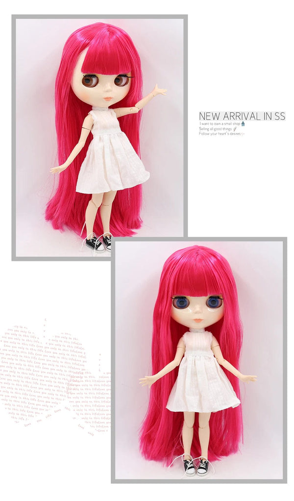 Planet Gates matte face / CHINA / doll and hands AB ICY DBS blyth doll 1/6 bjd toy joint body white skin shiny & matte face 30cm on sale special price toy gift anime doll