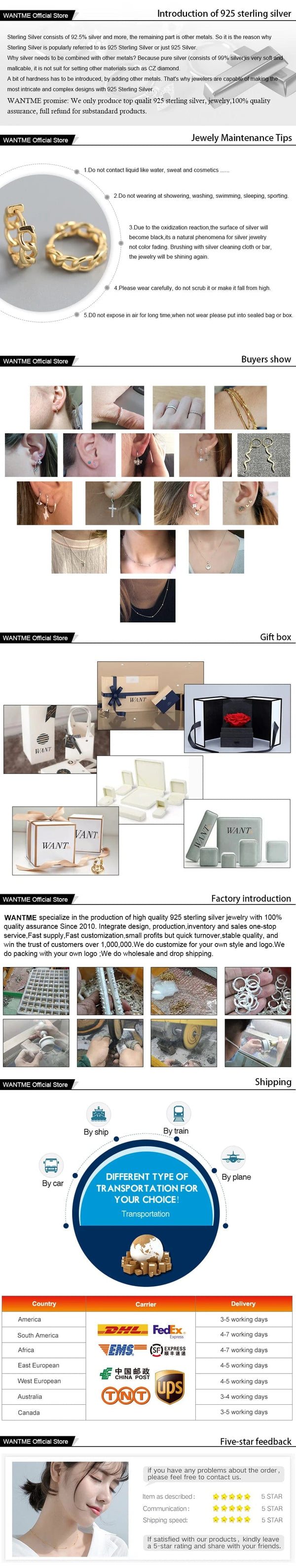 Planet Gates Matte Silver 7MM WANTME 925 Sterling Silver Simple Wide Huggies Gothic Hoop Earrings for Women European Unisex Piercing Rock Jewelry Ear Buckles