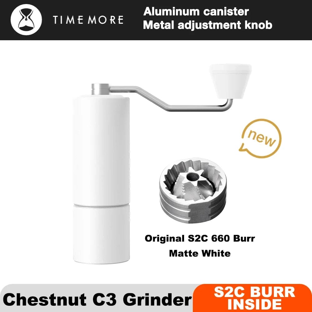 Planet Gates TIMEMORE Chestnut C3 Manual Coffee Grinder S2C Burr Inside Portable Hand Coffee Mill Grinder With Double Bearing Positioning