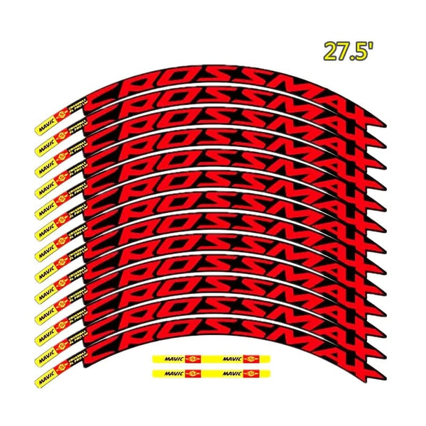 Planet Gates MAVIC CROSSMAX SL PRO MTB wheel sticker width 18mm PRO bicycle wheel decals bike stickers for two wheels decals MTB rim stickers