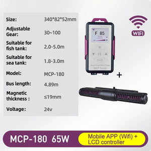 Planet Gates MCP 180 24V 65W / UK PLUG Jebao Jecod 2024 SCP SCPM MCP Water Pump Filter Gallon Protection 24V 18-65W Pump Fish Tank Aquariums Accessoires bomba de agua