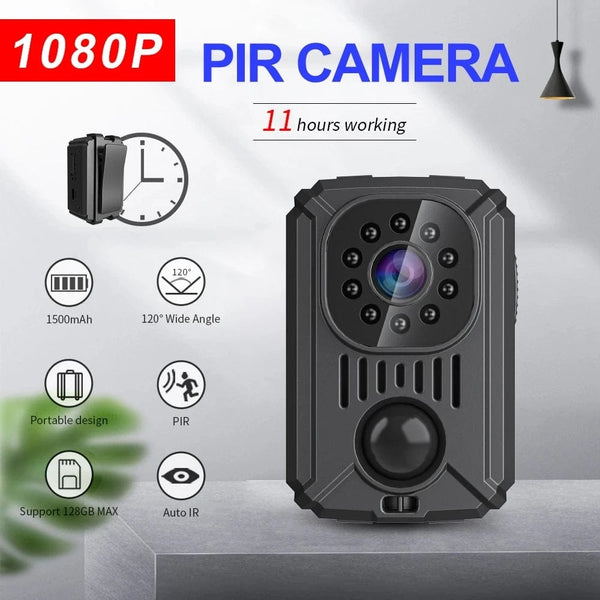 Planet Gates MD31 Mini Body Camera 1080P Full HD Security Pocket Night Vision Motion Dection Small Camcorder Cars Standby PIR Video Recorder