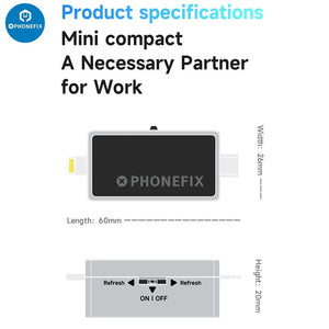 Planet Gates Mechanic T-824 No Disassembly Required Mobile Phone Tail Insertion Detector Digital Display Current Power Check Independent Pin