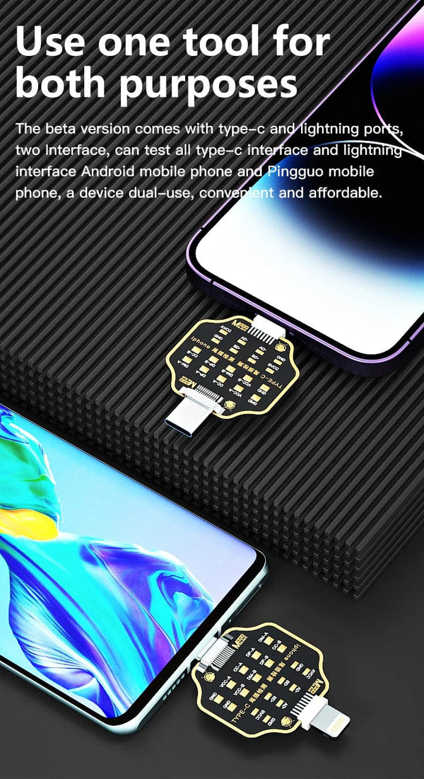 Planet Gates Mechanic T-824 No Disassembly Required Mobile Phone Tail Insertion Detector Digital Display Current Power Check Independent Pin