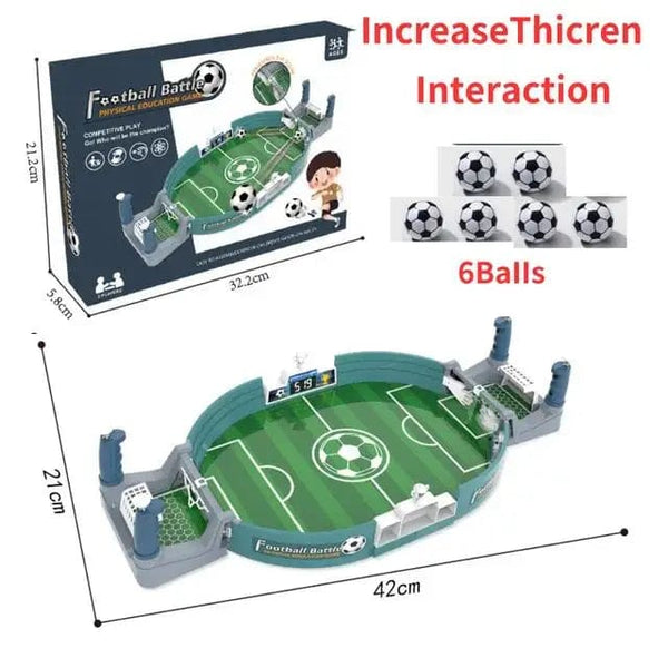 Planet Gates Medium 6 balls Soccer Table Football Board Game Match Toys For Family Party Game Tabletop Play Ball Soccer Toys Parent-child Interactive Soccer