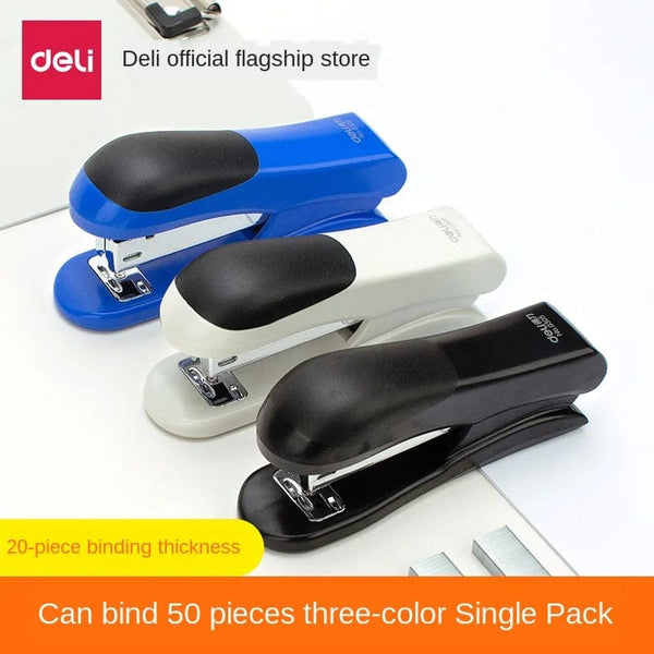 Planet Gates Medium Stapler 1-inch Nail Lifter Stapler Staple Needle Desktop Office Supplies Three Color