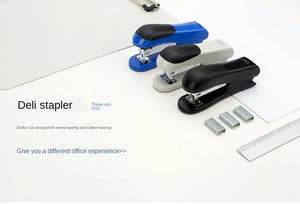 Planet Gates Medium Stapler 1-inch Nail Lifter Stapler Staple Needle Desktop Office Supplies Three Color