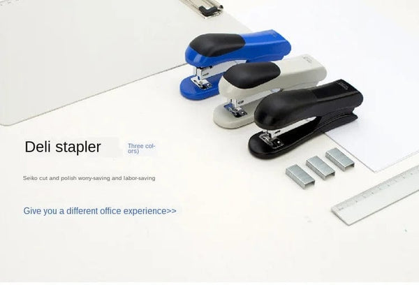 Planet Gates Medium Stapler 1-inch Nail Lifter Stapler Staple Needle Desktop Office Supplies Three Color