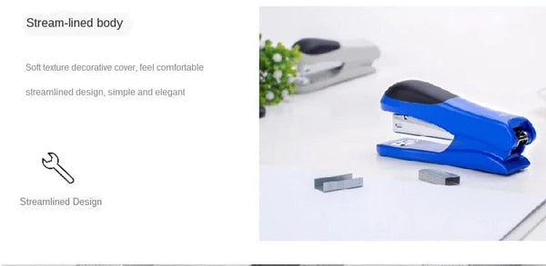 Planet Gates Medium Stapler 1-inch Nail Lifter Stapler Staple Needle Desktop Office Supplies Three Color