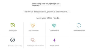 Planet Gates Medium Stapler 1-inch Nail Lifter Stapler Staple Needle Desktop Office Supplies Three Color