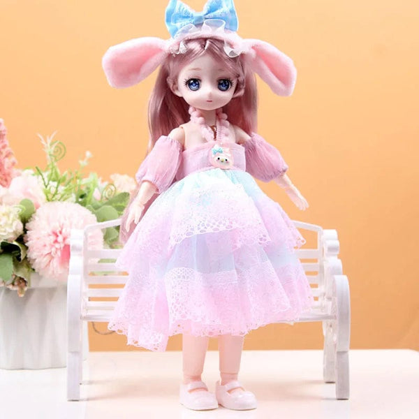 Planet Gates Melody 30cm New 1/6 Girl Princess Doll Set 23 Joints Movable 30cm Bjd Doll with Clothes Princess Dress Dolls Girls Birthday Gift Toys