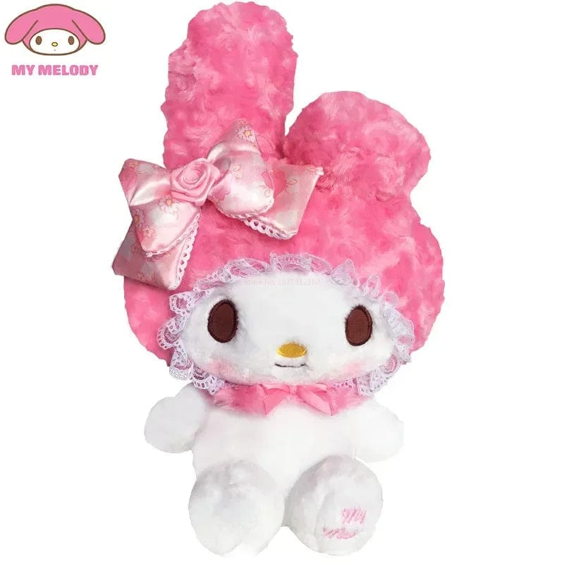 Planet Gates hellokitty-24cm 30cm Sanrio Hello Kitty Kawaii Rose My Melody Cartoon Anime Stuffed Animals Soft Plush Doll Companion Toy Children Birthday Gift