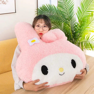 Planet Gates Melody / 55cm Oversized Kuromi Melody Sanrio Plush Toys Super Soft Plush Pillow Cushion Kwaii Plush Toys Children's Birthday Gifts