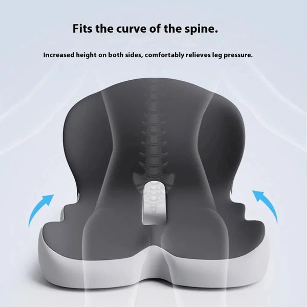 Planet Gates Memory Foam L-Shaped Integrated Seat Cushion with Lumbar Support Office Chair Cushion for Car Truck Desk Gaming Chair