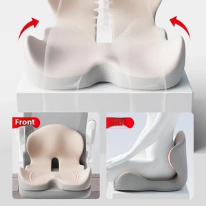 Planet Gates Memory Foam One-piece Cushion Office Cushion Hip Beautification Spine Relief And Waist Support Cushion