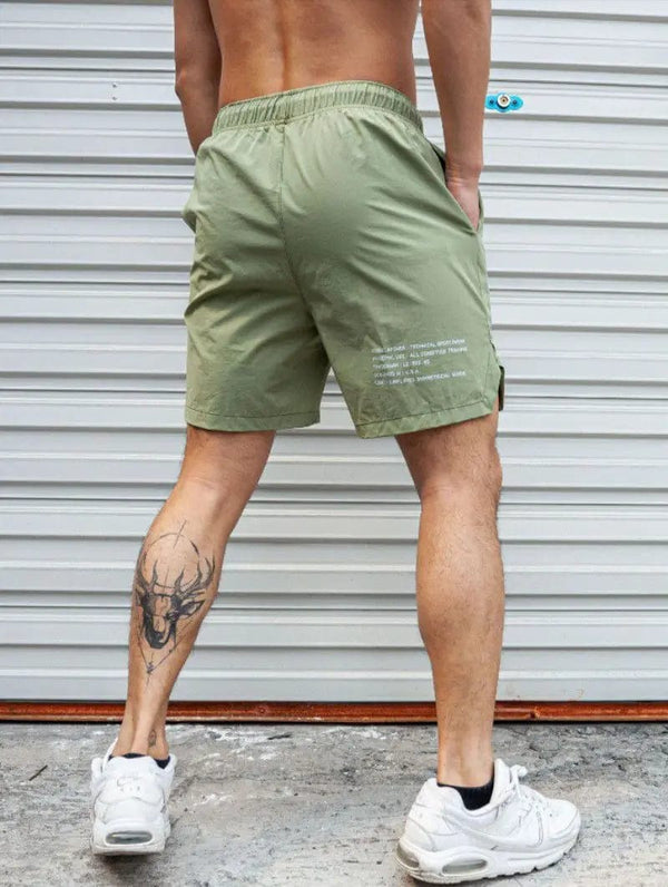 Planet Gates Men Hot Shorts Light Weight Thin Short Pants Running Squat Fitness Shorts Men GYM Wear Quick-drying Drawstring Shorts