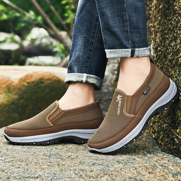 Planet Gates Men's Slip On Comfortable Non-Slip Loafers: Lightweight Breathable Non-slip Casual Shoes For Men's Outdoor Activities