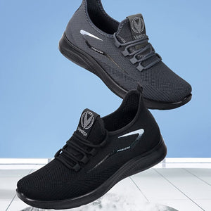 Planet Gates Men's Slip-on Sneakers With Shoelaces - Odor-resistant Athletic Shoes - Lightweight And Breathable