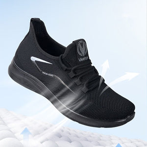 Planet Gates Men's Slip-on Sneakers With Shoelaces - Odor-resistant Athletic Shoes - Lightweight And Breathable