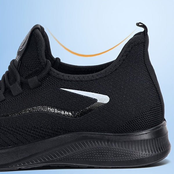 Planet Gates Men's Slip-on Sneakers With Shoelaces - Odor-resistant Athletic Shoes - Lightweight And Breathable