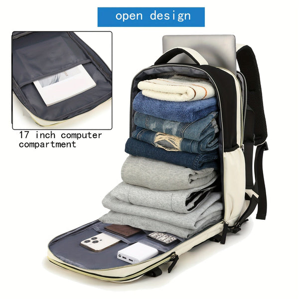 Planet Gates Men's Travel Backpack, Waterproof Computer Backpack, With Shoe Compartment, Computer Carry-on Backpack