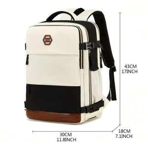Planet Gates Men's Travel Backpack, Waterproof Computer Backpack, With Shoe Compartment, Computer Carry-on Backpack