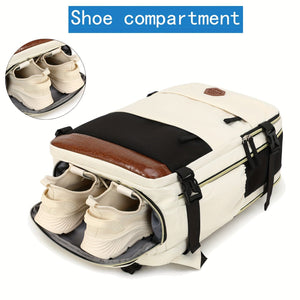Planet Gates Men's Travel Backpack, Waterproof Computer Backpack, With Shoe Compartment, Computer Carry-on Backpack